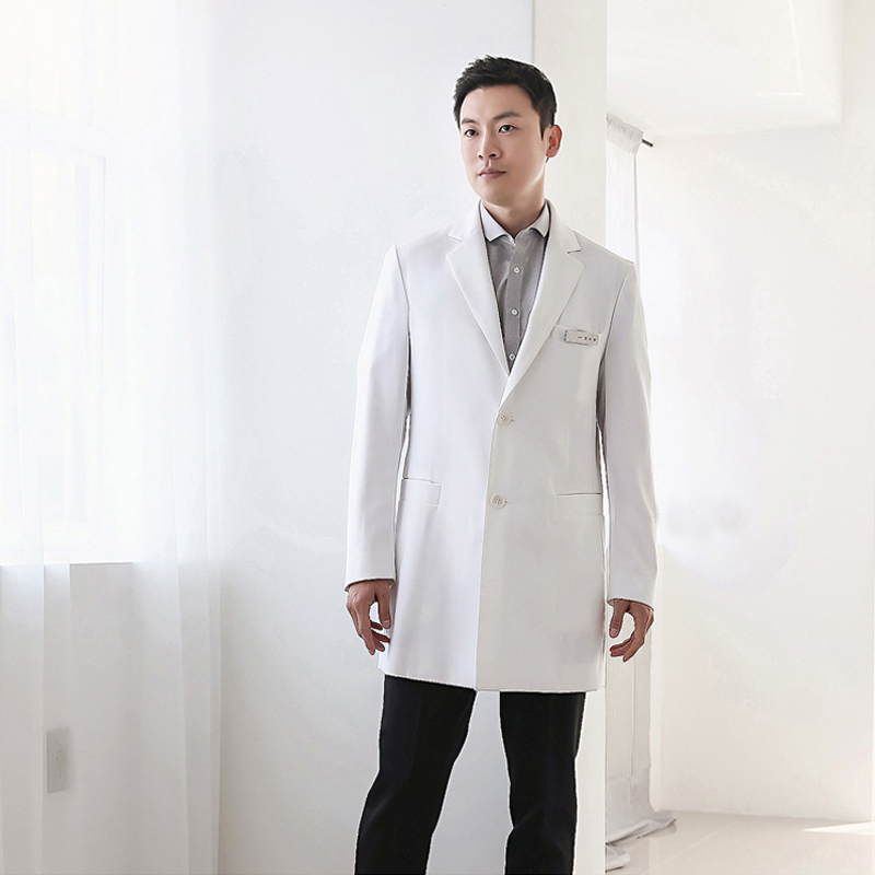 한국 스타일 긴소매 흰색 실험실 가운 의사 유니폼 뷰티 - Medical Lab Years 리뷰 및 가격