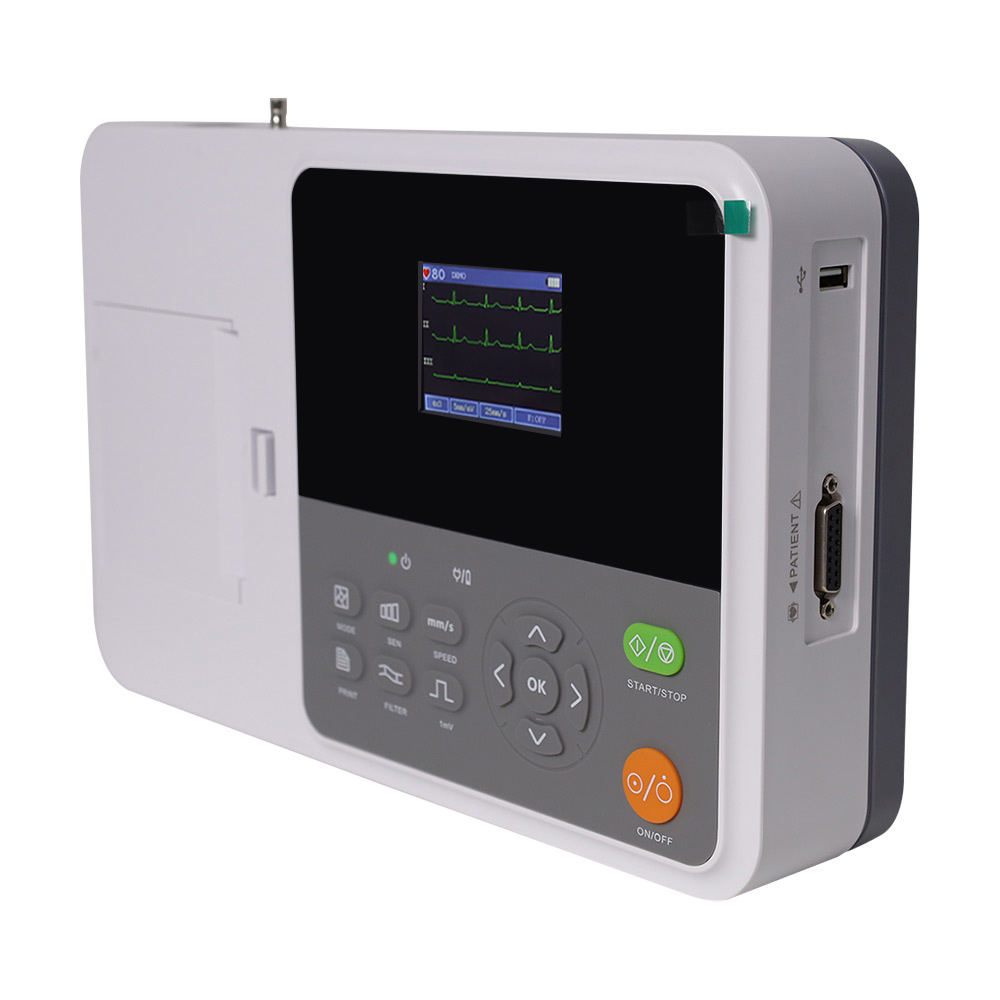 CONTEC E3 휴대용 디지털 3채널 12리드 심전도 - Ekg Ecg Machine Portable 리뷰 및 가격