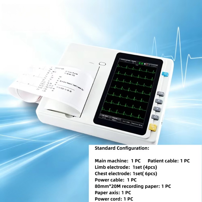 휴대용 12리드 3/6/12채널 심전도 측정기, 수의학 - Ekg Ecg Machine Portable 리뷰 및 가격